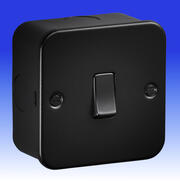 Knightsbridge Metalclad Switches - Textured Sand Black product image
