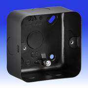 Knightsbridge Metalclad Surface Boxes - Textured Sand Black product image