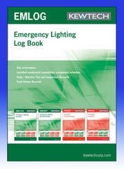 Emergency Lighting Log Book product image