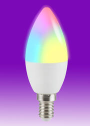 LEDlite - 5.5w Candle LED WiFi White + RGB Candle Lamps - SES product image