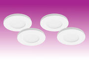 2.2W 3CCT Ultraslim LED Cabinet Light - Set of 4 - White Bezel product image