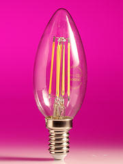 LED Filament Candle Lamps SES- Clear product image