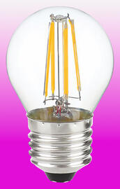 LED Filament Golf Ball Lamp - 6W Clear Dimmable product image 2