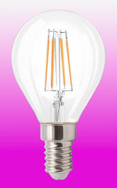 LED Filament Golf Ball Lamp - 6W Clear Dimmable product image 4