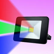 LEDlite 10w LED Ultra Slim Floodlights RGB - (16 colours) product image
