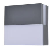 Domino 17W Integrated LED Wall Light - Dark Grey - IP65 product image