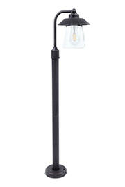 Cate ES/E27 Post Light - Black/Rust - IP44 product image
