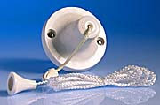 MK Logic Plus White 15 Amp Pull Cord Ceiling Switches product image