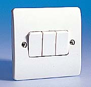 MK Logic Plus White Wall Switches product image