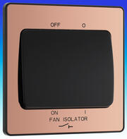 BG Evolve - 3 Pole Fan Isolator Switch - Polished Copper product image