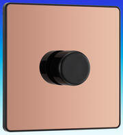 BG Evolve - 200w LED Push Dimmers - Polished Copper product image