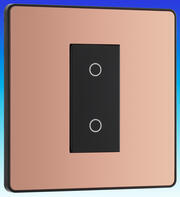 BG Evolve - 200w LED Touch Dimmer Switches - Master & Slave - Copper product image