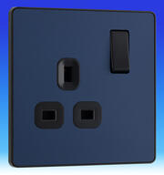 BG Evolve - 13 Amp DP Switched Sockets - Matt Blue product image 2