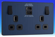 BG Evolve - 13A Switched USB Sockets - Matt Blue product image