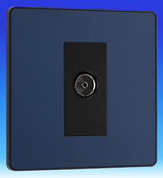 BG Evolve - TV Coaxial Aerial Socket - Matt Blue product image