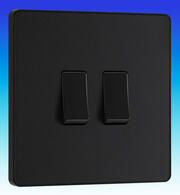 BG Evolve - Light Switches - Matt Black product image 2