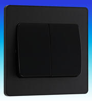 BG Evolve - Light Switches (Wide Rocker) - Matt Black product image 2