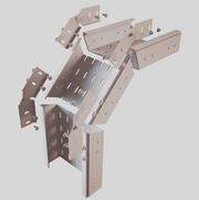 Perforated PVC Cable Tray - Bend and Riser Kit product image 4