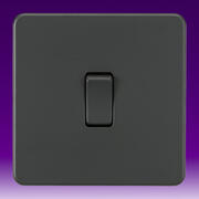 Knightsbridge - Screwless Flatplate - Switches - Anthracite product image 6