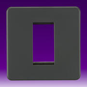 Knightsbridge - Euro Data Grid Plate - Anthracite product image 2