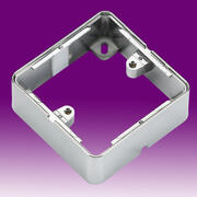 Screwless Flatplate - Polished Chrome Blank Plates + Surface Boxes product image 3