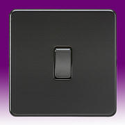 Screwless Flatplate - Switches - Matt Black product image