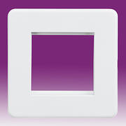 Euro Data Grid Plate  - Matt White product image 2