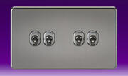 Knightsbridge - Screwless Flatplate - Toggles - Black Nickel product image 4