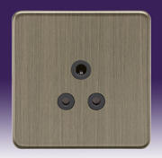 Screwless Flatplate - Sockets - Antique Brass product image 4