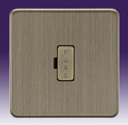 Screwless Flatplate - Switched/Unswitched Spurs & Flex Outlet Plates - Antique Brass product image 4