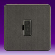 Knightsbridge - Screwless Flatplate - Switched & Unswitched Spurs - Smoked Bronze product image 4
