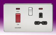 Screwless Flatplate - Polished Chrome Cooker Control Unit product image 2
