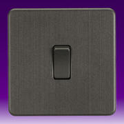 Knightsbridge - Screwless Flatplate - Switches - Smoked Bronze product image 7