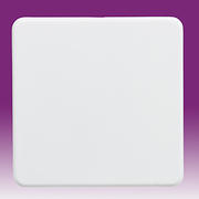 Screwless Flatplate - Matt White Blank Plates + Surface Boxes product image