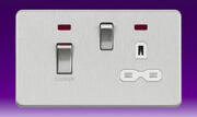 Screwless Flatplate - Brushed Chrome Cooker Control Unit product image