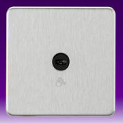 1 Gang 1 Way Touchless Switch - Brushed Chrome product image