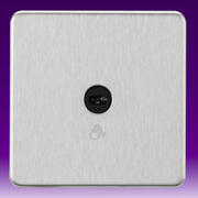 1 Gang 1 Way Touchless Switch - Brushed Chrome product image