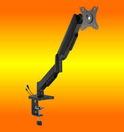 Full Motion Gas Spring Desktop Monitor Bracket c/w USB Hub product image