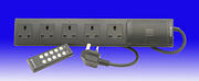 5 Way Trailing Extension Socket c/w Remote Control product image