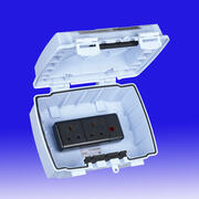 Outdoor IP55 Power Enclosure with 4 Gang 13A Socket Strip product image 2