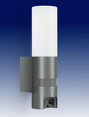 STEINEL L625CAMSC PIR Outdoor Wall Light c/w WiFi Camera & Intercom product image