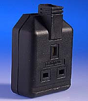 Trailing Socket Black  - 1 2 and 4 gang product image 4