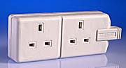 Trailing Socket White - 1 2 4 and 6 gang product image 3