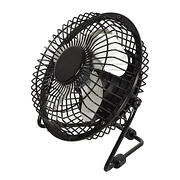 4 Inch USB Desk Fan - Black product image 4