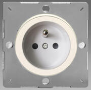 European - 16 Amp Socket VariGrid - Pin Earth or Schuko Earth - Matt White product image