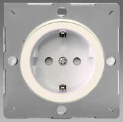 European - 16 Amp Socket VariGrid - Pin Earth or Schuko Earth - Matt White product image 2