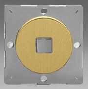 European Keystone VariGrid Data Plate - Brushed Brass product image