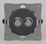 European Push On/Off VariGrid Light Switches - Matt Black product image 2