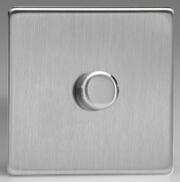 V-COM LED Dimmer Switches - Brushed Stainless Steel product image