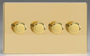 Varilight - Screwless Brass - 120w 2 Way V-PRO Silent Trailing Edge LED Dimmers product image 4